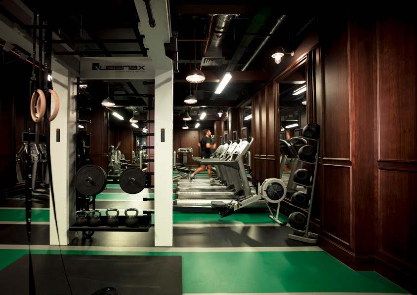 Gym Created in collaboration with its super-talented neighbours at The Vault, The Curtain s gym features all the latest exercise equipment and fitness technology.