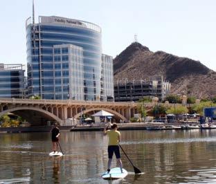 TEMPE TOWN LAKE ONLY 7 MINUTES AWAY FROM PROPERTY!