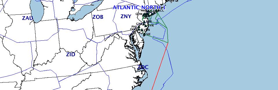 Atlantic North 1 THIS PLAY MAY ONLY BE USED WHEN EAST COAST WARNING AREA
