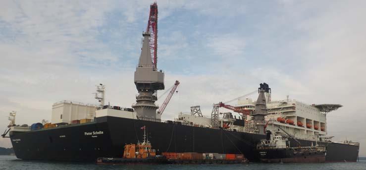 It has been billed as the biggest ship in the world - though the title is contested.