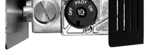 If Pilot does not remain lit, depress and turn Valve Knob clockwise to OFF position and wait at least 5 minutes to allow gas to dissipate. Repeat steps 1 thru 4.