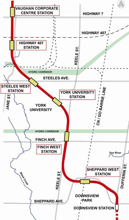 Toronto-York Spadina Subway Extension