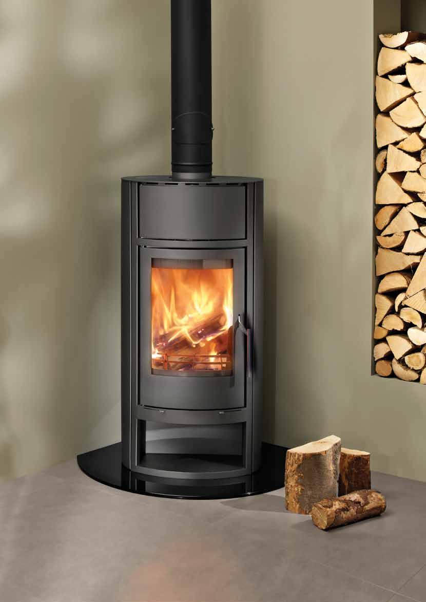 evolution 8 Boiler Stove This all-steel stove with large viewing window is a modern take on the woodburning tradition.