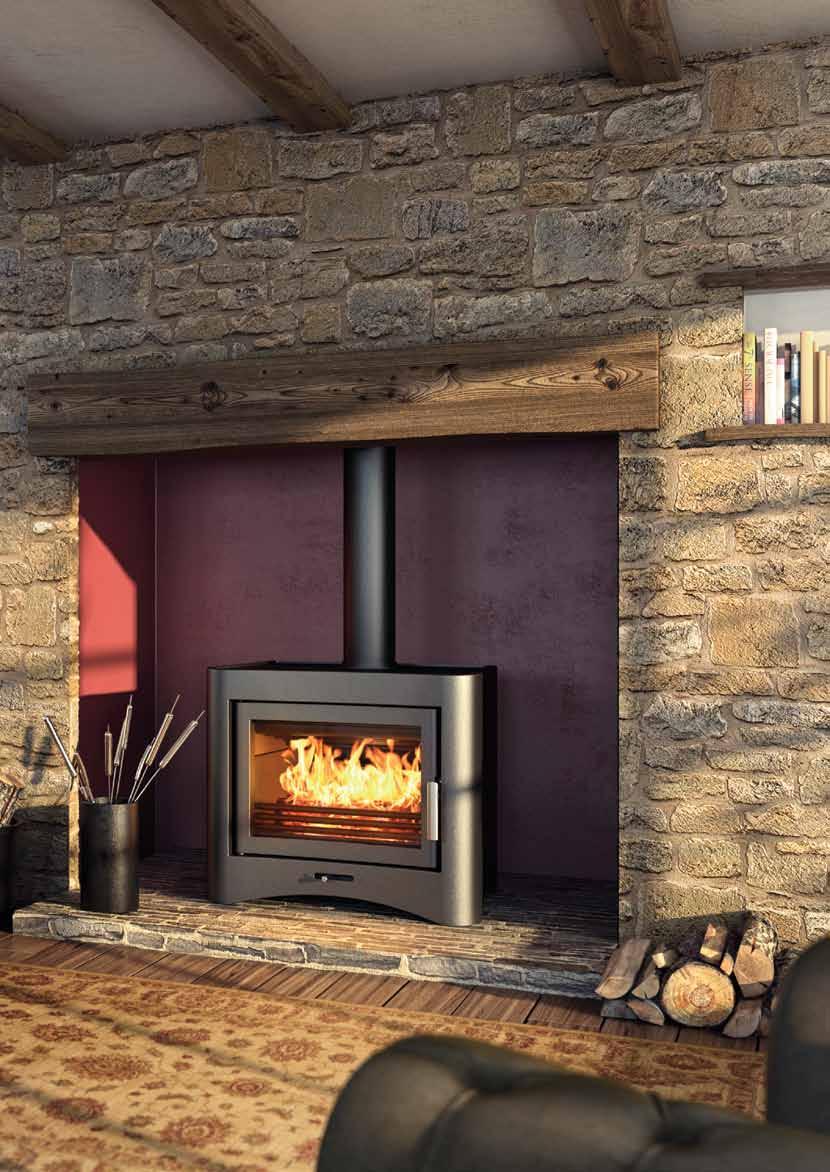 evolution 26 Boiler Stove This imposing woodburning stove is the most powerful in the evolution range.