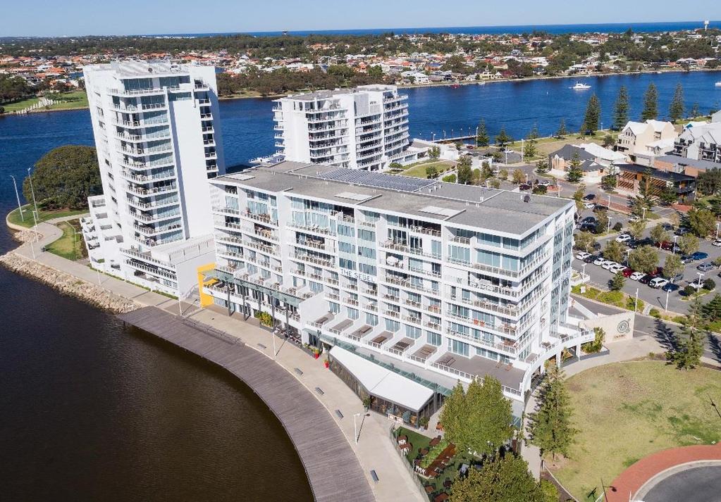 The Sebel Mandurah Built in 2009 and managed by AccorHotels, the hotel boasts impressive views across the Mandurah canals, and is located 50 minutes from Perth CBD and airport.