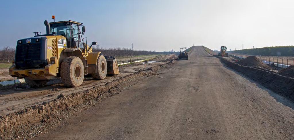 CONSTRUCTION UPDATE February 2019 AVENUE 11 GRADE SEPARATION Madera County Though the bridge itself is largely complete, recent cold