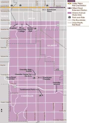 Arizona Avenue Alternatives Analysis Evaluating transit options to connect downtown Chandler to high-capacity transit