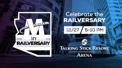 It s Party Time! Railversary celebrates the 10 th anniversary of Valley Metro light rail on December 27. Join the fun!