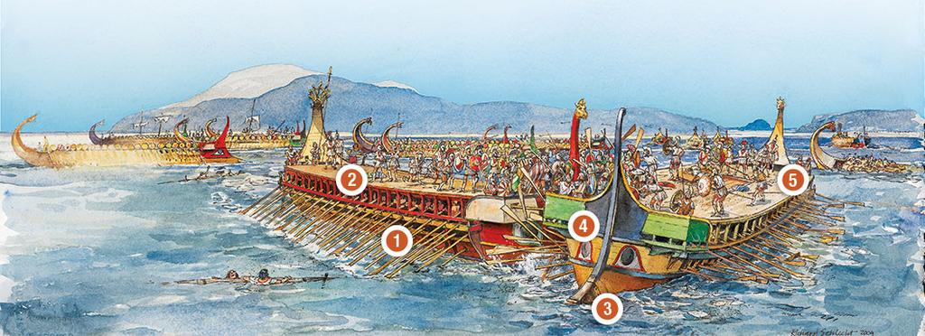 battle between Athens and Sparta near the Hellespont, a strait that connects the Aegean