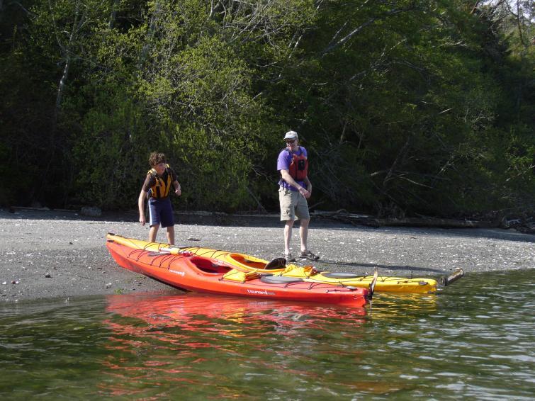 Primary kayak launching facilities would be at the waterfront in Port Gamble and