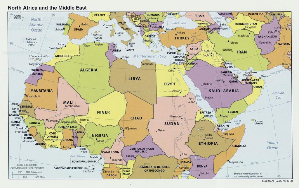 Middle East and