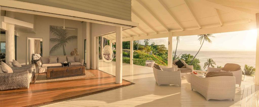 Consider The Villa Itself Two exquisitely-decorated suites are connected by a central living and offset kitchen area, designed to maximize the stunning ocean and garden views.