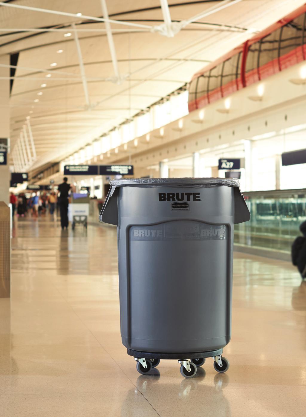 SINCE 1968, BRUTE CONTAINERS have been trusted by professionals for their iconic durability and reliability.