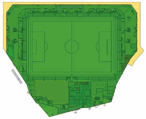 ticket holders). 2. Reduce the stadium footprint and height the overall footprint has been reduced as well as the internal floor area. 3.