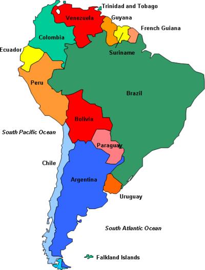 Countries in which major revolutions took place Haiti (1791-1804) Ecuador (1809-1822) Bolivia (1809-25) Argentina
