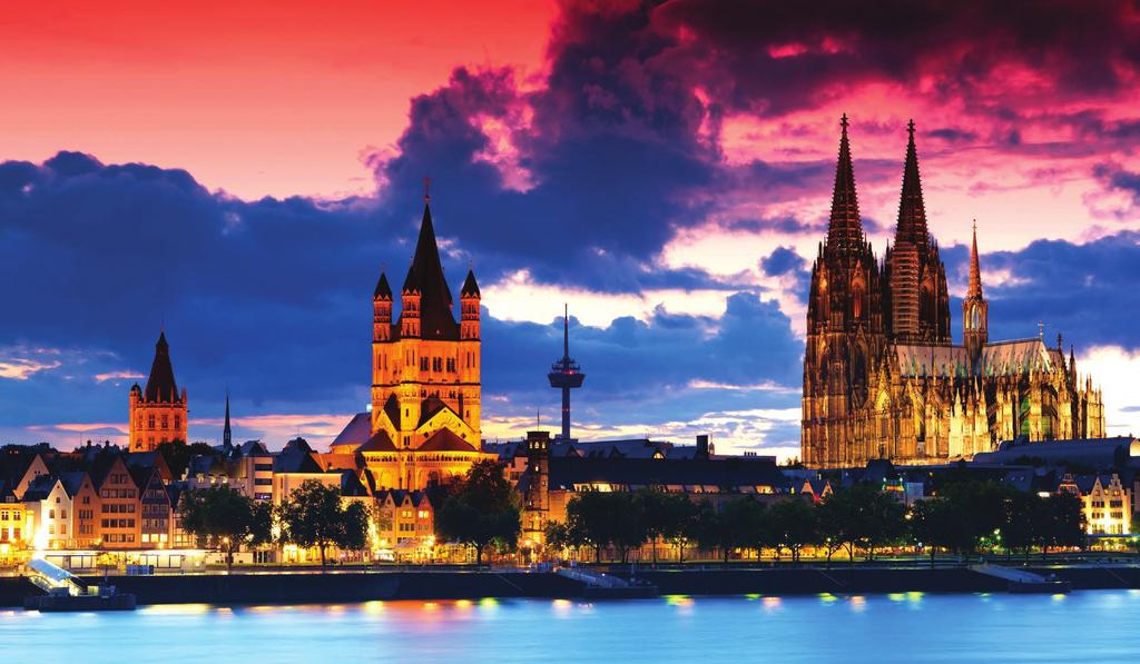 Cologne Cologne, a city bursting with life, is the fourth-largest city in Germany. Cologne, a 2,000-year-old city spanning the Rhine River in western Germany, is the region s cultural hub.