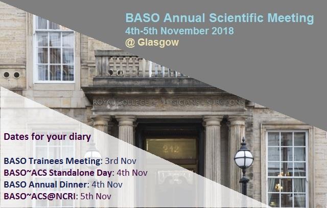 BASO ~ ACS Annual Scientific Conference 2018 Royal College of Physicians