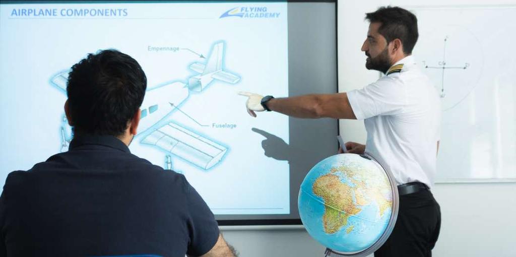 You will complete classroom training for the PPL(A), IR(A), MEL(A), and CPL(A) ratings covering: Ground Training Federal Aviation Regulations Aerodynamics Principles of Flight Human Performance &