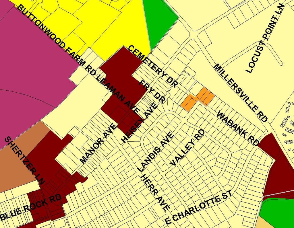 250 Manor Avenue Millersville, PA 17551 Zoning Map SITE Neighborhood