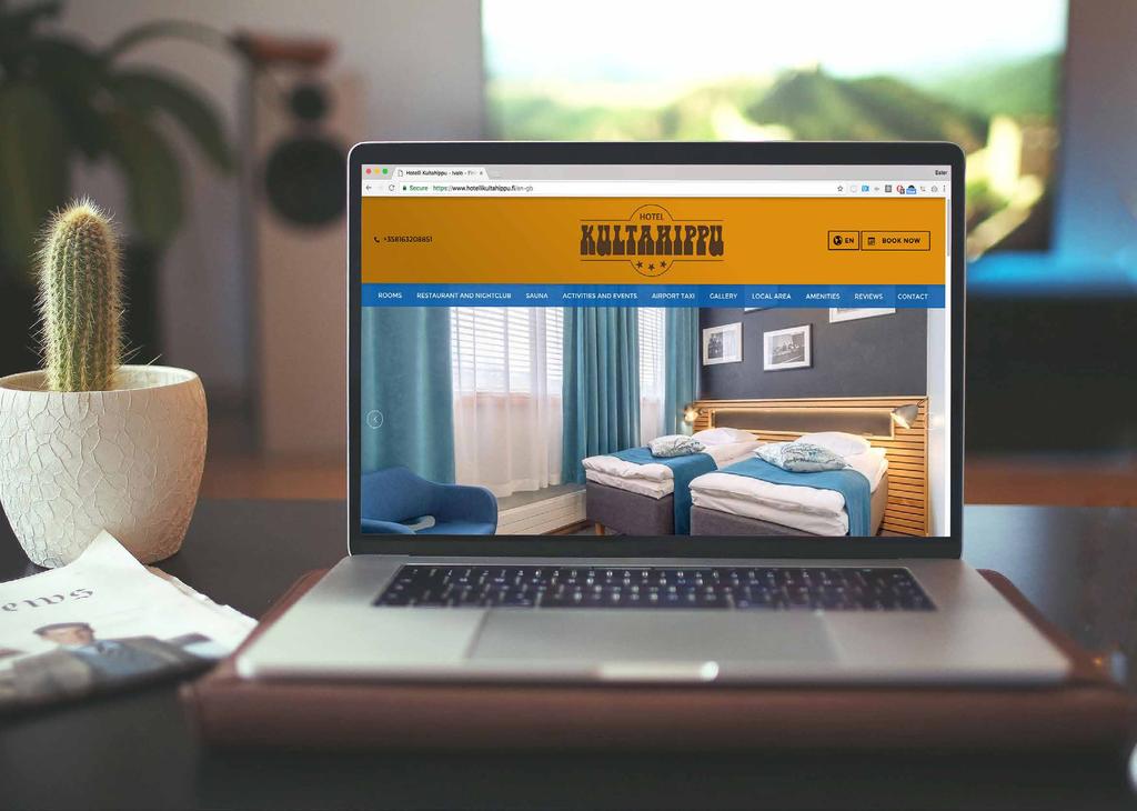 The need for a modern and mobile-friendly website A few years into his role as Managing Director at Kultahippu Hotel & Apartments, Ismo was at the breaking point with their property website.