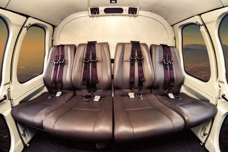 THE FLEET An aircraft with excellent range, the AS355 offers the power and safety of