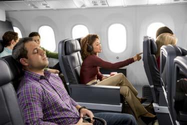 business class seats First to offer premium economy, with the