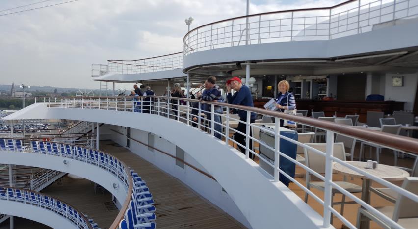Social Group activities All aboard the Oriana Over the years, the Social Group has visited a huge variety of attractions and taken a number of boat trips, but in early summer they were on board a