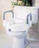 regular round home toilets seat for a nonprosthetic look Adds 5.5 in.