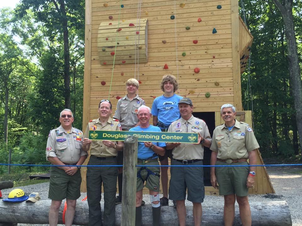 Happenings Around Camp: Project Update: The Douglass Climbing Center On July 20th 2016, the Douglas Climbing