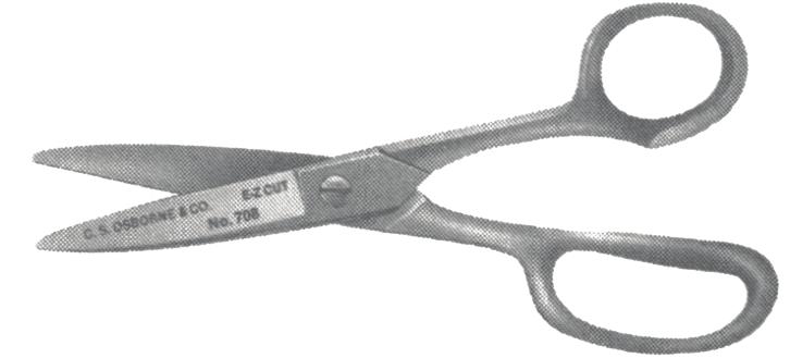: AC-T5102 ALPHA MATERIAL SHEARS Heavy Duty Shears with Serrated Edges. German quality. Ambidextrous. Cushioned handles.