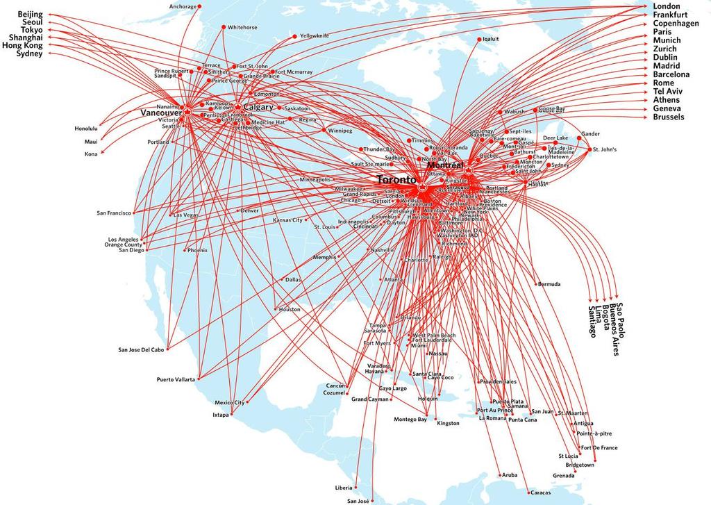 Diversified Network STAR ALLIANCE Members Air Canada Routes 27 Members 181 Countries Served 1,160 Airports 4,023 Aircraft 21 K Daily