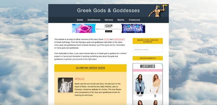 Greek Gods & Goddesses Figure 4: greekgodsandgoddesses.
