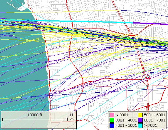 Figure 8 Warwick 1/5/2009 30/4/2010 Figure 9 shows most departures on the KEELS SID