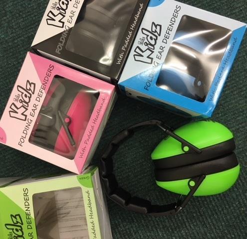 EAR DEFENDERS We now offer a small number of ear defenders for children and adults that can be hired on the day for 20 refundable deposit.