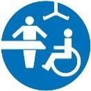 TOILETS All toilets across the Resort have access for guests with wheelchairs or additional needs and can be seen on the map with this symbol: We are also