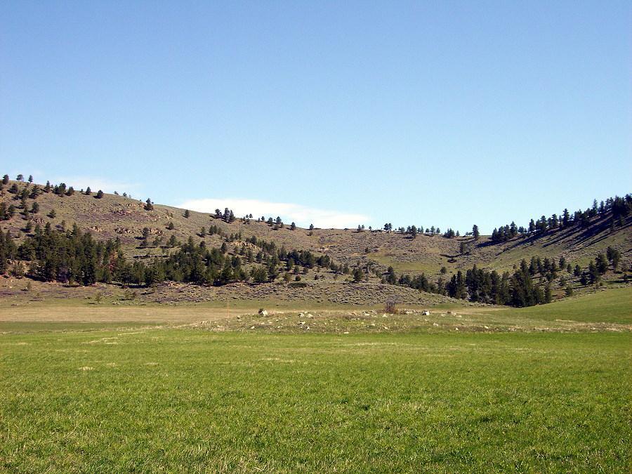 ACREAGE - LANDSCAPE - WATER The Ranch consists of 160+ deeded acres, having a 10 acre dry land hay area, possible 60 acres of steep rock outcrop and timbered area; then the balance, a large bowl