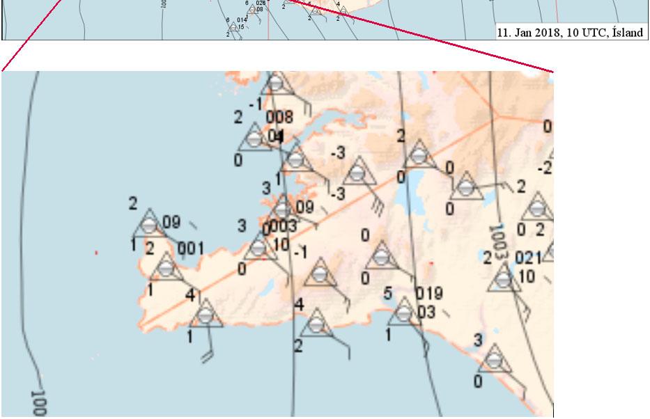 At 10:01 AM, Reykjavik Approach ATC called the Air Traffic Controller Officer (ATCO) for Reykjavik Airport 2 to inform him of two domestic flights on approach