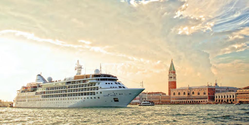 Silver Wind in Venice, Italy MAXIMISE YOUR EARNINGS SILVER SIMPLICITY GROUP PROGRAM Silver Simplicity, Silversea s simplified sales programme is designed to help travel professionals increase their