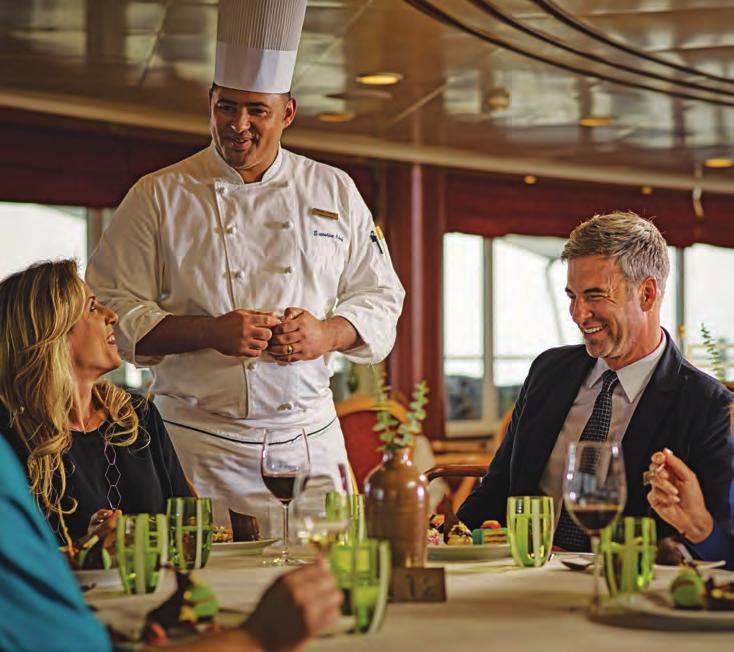 SILVERSEA CRUISES Five intimate ships for just 296 to 596 guests * All oceanview suites, almost all with private verandas Butler service for every suite Gratuities always included