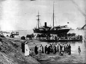 The Suez Canal Company was established in 1854 by the Frenchman Ferdinand de Lesseps to dig a canal that would link the Mediterranean Sea to the Indian Ocean.