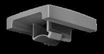 210T SwissModul tray, transparent, 600x400x100 mm Divider sets for SwissModul trays