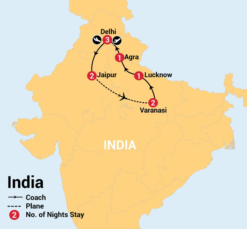 11 Day Sacred India FROM $1,999 PER PERSON, TWIN SHARE Few countries can expertly blend the modern, the