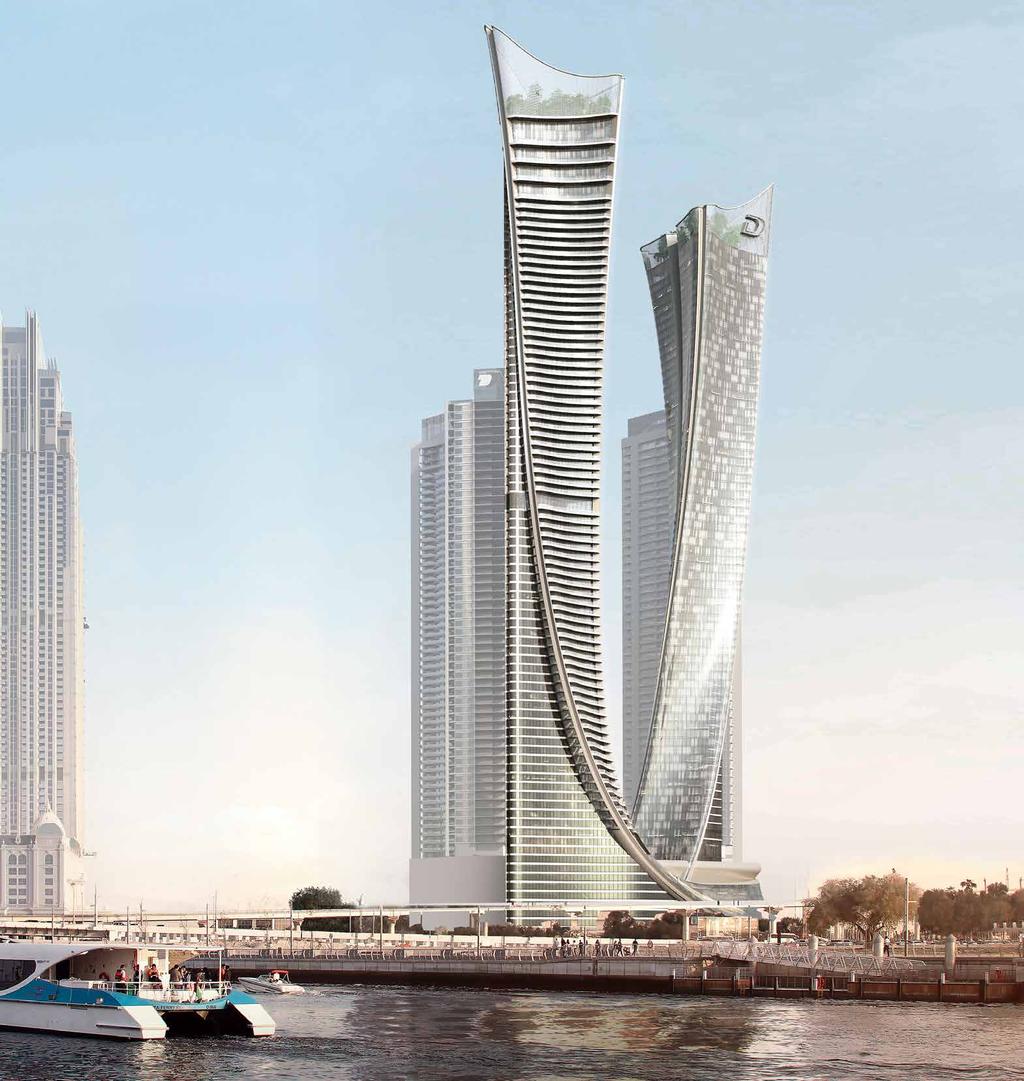 AYKON CITY THE EAST TOWERS Live in Dubai's most prestigious, and best connected neighborhood.