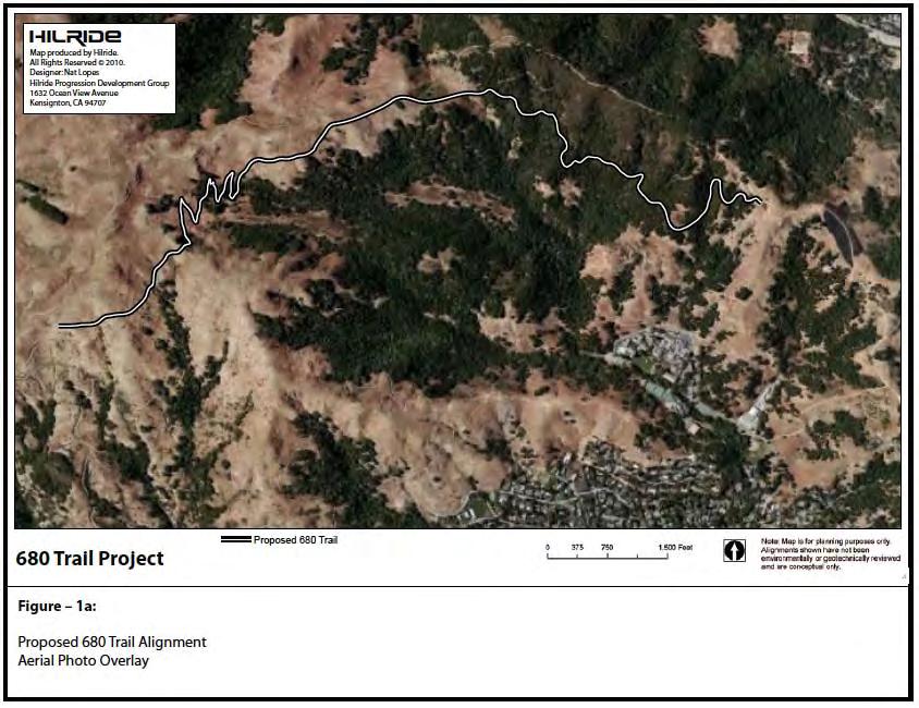 3.0 Project Setting The proposed 680 Trail Alignment is located in central Marin County,