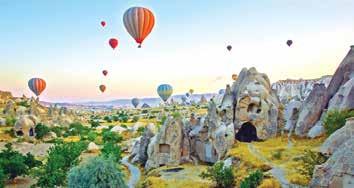 D6 Cappadocia (Hotel breakfast/local Lunch/Cave Dinner) Cappadocia Tour (Part II) Rise up early in the morning to board the highly popular Hot Air Balloon ride (at own cost) over some of the most