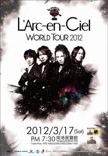 L Arc-en-Ciel World Tour 2012 Date : 2012.