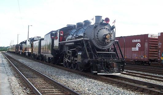 The 630 was originally built by ALCO in 1904 and was returned to service last year after a ten year-long restoration.