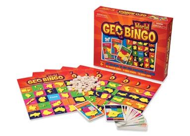 GEObingo is a new twist on a classic game and a new way to make geography fun!