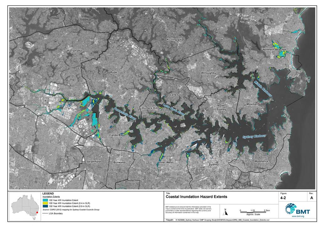 Greater Sydney Harbour Coastal Management Plan Scoping Study 44 Coastal