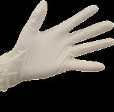 85 Top Glove Powdered Blue Vinyl Gloves Thin yet strong design provides excellent dexterity and sensitivity for the user Visually detectable blue colour - perfect for a wide range of catering